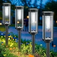 thumbnail image 1 of GLUAAE 8 Pack Solar Pathway Lights Outdoor - IP65 Waterproof Solar Powered Garden Lights with Warm White LED, Auto On/Off for Lawn, Patio, Walkway, Driveway Decor, 1 of 9