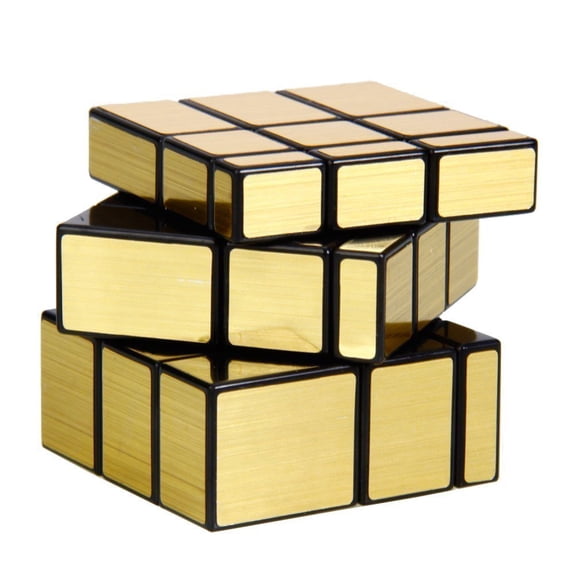 QiYi Gold Mirror Puzzle Cube 3x3x3 Speed Cube, Gold