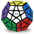 thumbnail image 1 of QiYi Megaminx Speed Cube, 3x3x3 Dodecahedron Puzzle Cube for All Ages, ABS Plastic Black, 1 of 5