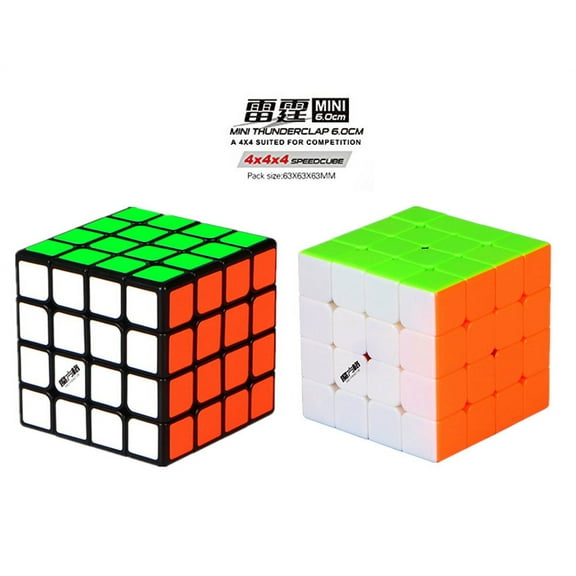 QiYi Thunderclap Mini 4x4x4 MoFangGe 60mm Speed Cube Puzzle Toys