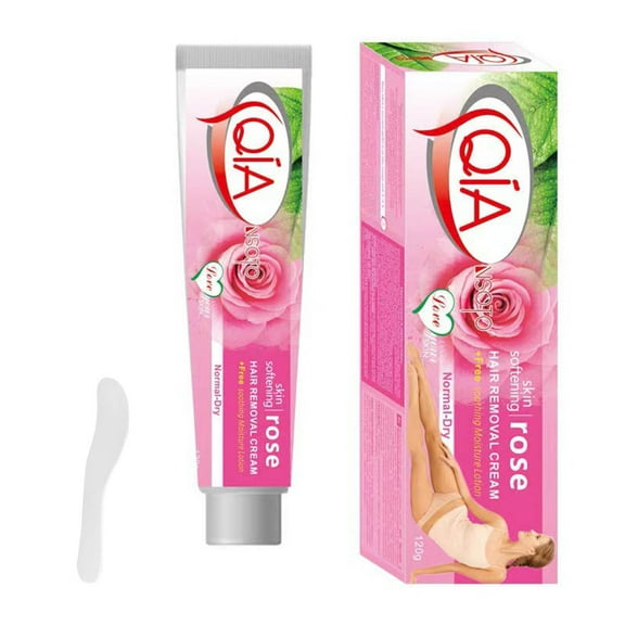 Qia Hair Removal Cream, Whitening Hair Removal Cream for Men and Women 120g, Armpit Leg Hand Gentle Hair Removal, Beauty & Personal Care