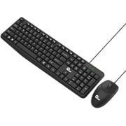 Qian Keyboard and Mouse Kit. Wired, USB Model QKX-20603EN