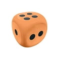 thumbnail image 1 of QianGlow Large 3.15 Inch EVA Foam Dice, Soft Rounded Corner Dice for Party Games Teaching & Board Games, Portable Party Decoration Prop, Gift for Game Lovers-Orange, 1 of 7
