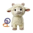thumbnail image 1 of QianGlowElectronic Interactive Singing Walking Lamb Plush Toy, Soft Stuffed Animal with Leash, Baby Toys and Pet Companion for Toddlers,1, 1 of 7