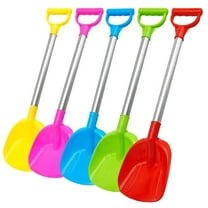 QianGlowSnow Shovel Toy, 19.7-Inch Small Square Plastic Digging Shovel for Beach Sand and Winter Snow Play, Outdoor Fun Tool for Children,AS SHOWN
