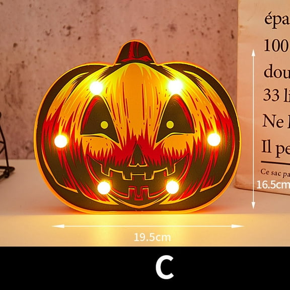 QianYing Halloween Modeling Light Battery Box Light String Decoration Light On Sale and Clearance