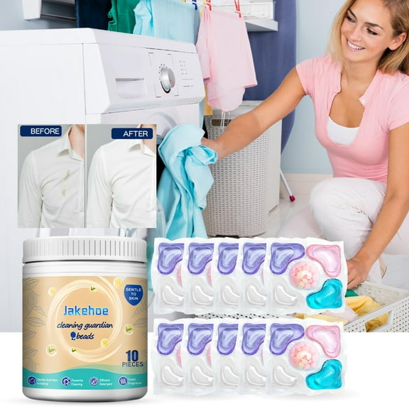 QianYing Home Products Clearance Cleaning Guarding Beads 5 In 1 Laundry Detergent Gel Capsules Stain Removal Fragrances Long Lasting Fragrances 100ml