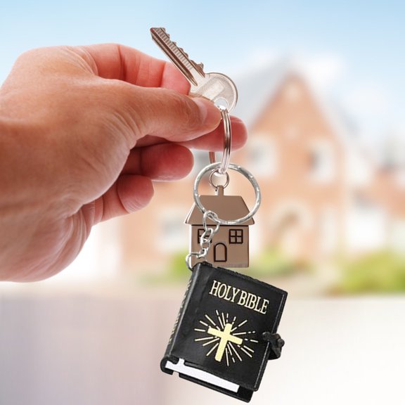 QianYing Home Products Clearance Mini Keychain Small Goods Small Scripture Pendant