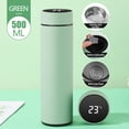 thumbnail image 1 of QianYing Insulated Water Bottle With LED Display Coffee Vacuum Bottle Keep Drinks Hot Or Cold For Travel School Office, 1 of 2
