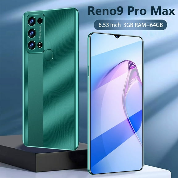 QianYing Smartphones for Cheap Smart Phone,Android 10.0 System Smartphone HD Full Screen Phone, SIM Unlocked Smart Phone,3GB RAM+64GB ROM,6.53 Inch Cellphones Mobile Phones