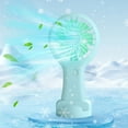 thumbnail image 1 of QianYing Tropical Vacation Handheld Fan Portable Handheld Fan Desktop Student Handheld Fan USB Charging Mini Fan, 1 of 9