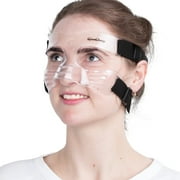 Qiancheng Nose Guard for Broken Nose - Adjustable Sports Face Guard with Padding Carrying Bag - Face Shield, Protection from Impact Injuries to Nose and Face for Women and Teenagers