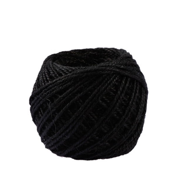 Qianduo 40-Meter Brown Natural Rope, Cord, String, Handle, Craft, Diy - Made From Hemp And Jute