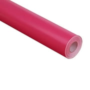 Qianduo Clearance Room Decor Self Adhesive Wallpaper Living Room Bedroom Porch Wallpaper Student Dormitory Cabinet Home Wall Pasted Solid Color Wallpaper Home Decor Hot Pink, 1 Sticker