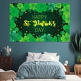 thumbnail image 1 of Qianduo St Patricks Day Decor Clearance Sale, St Patrick's Day Background Cloth Flag Festival Party Decoration Irish Clovers Theme Banner 180 * 115Cm/70.8 * 45.2In C, 1X Banner, 1 of 8