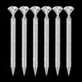 thumbnail image 1 of Qianfeng 6 Pcs Glitter Pens with Rhinestone for Wedding Favors, Black Ink Ballpoint Pen 1.0mm Point, 1 of 11