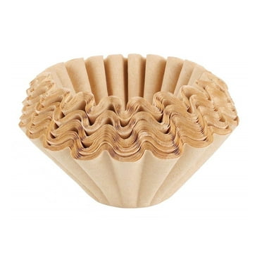 Qianglong Basket Coffee Filters 8-12 Cup (Natural Unbleached, 50pieces)