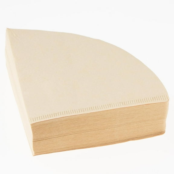 Qianglong Coffee Filters, Cone Coffee Filters, Disposable Natural Paper Filters 1-4 Cup, Pour Over Coffee Filter Compatible with V60 and Drip Coffee Maker, (Unbleached, 100 Count)