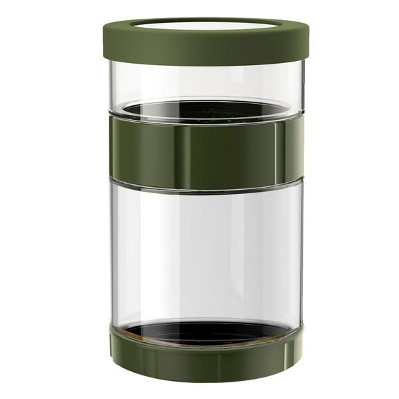 Qiangzon 1 Gallon Glass Fermentation Jar Wide Mouth Kimchi Sauerkraut Crock with Airlock Lid Water Seal Fermenting Supplies Pickle Container Storage Jar Dishwasher Safe A Kimchi Jar