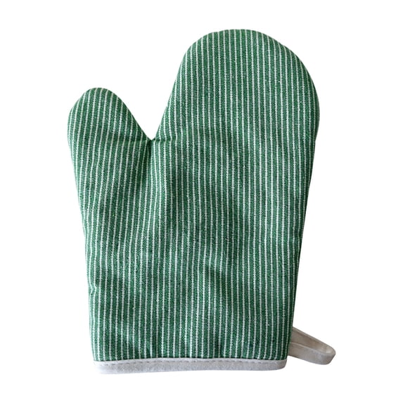 Qiangzon 1 Pair of Quilted Heat Resistant Oven Gloves, Long Insulated Kitchen Cooking Gloves for Baking, Grilling, Picnic, and Household Use, Breathable Cotton Oven Mitts with Hanging Design