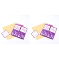 thumbnail image 1 of Qiangzon 2 Pcs Love You Mom Creative 3D Pop Up Box, Mothers Day DIY Craftable Card, Includes Free Message Card for Mom Wife Friend Women Holiday Gift (Purple), 1 of 5