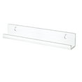 thumbnail image 1 of Qiangzon Acrylic Floating Shelf for Wall Mount Display - Perfect for Books, Photos, Artwork, and Bathroom Organization - Easy Drywall Installation with Included Hardware, 1 of 8