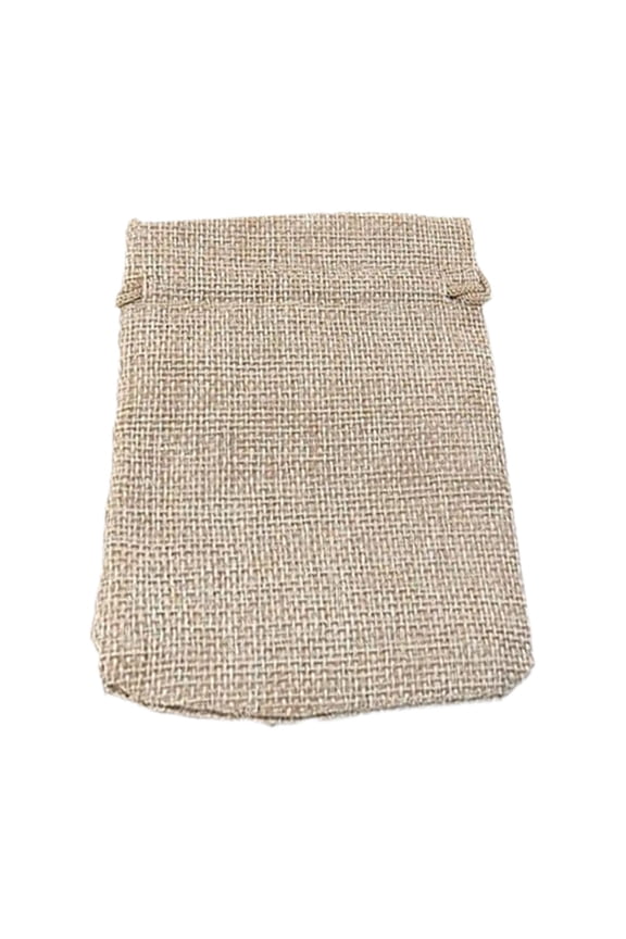 Burlap Small Bags for Storage and Crafts, 9X12Cm Cotton Sacks with Drawstring Closure, Perfect for Jewelry, Tea, Christmas Decorations, and Gift Packaging, Natural and Durable Material