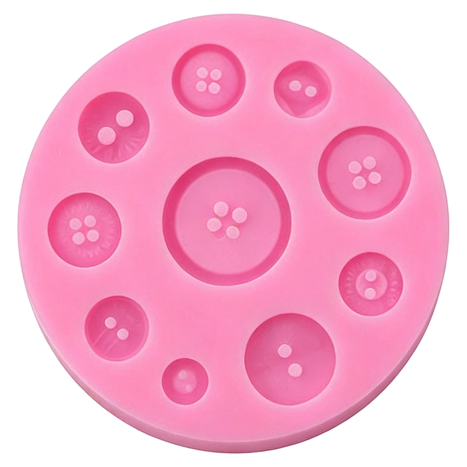 Qiangzon Button Silicone Mold with Food-Grade Non-Stick - Easy Release ...
