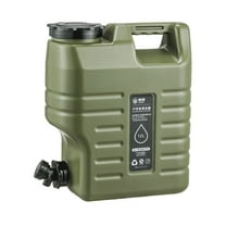 Qiangzon Camping Water Jug Portable Water Storage Jug with Faucet - Large Capacity Container for Camping, Picnics, and Outdoor Use, Durable and Easy to Clean, Ideal for Water Transport