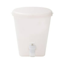 Qiangzon Cold Water Bucket with Faucet for Refrigerator - Summer Household Dispenser for Tea, Juice, and Ice Water with Large Capacity and Drip-Free Design 1 × Cold Water Bucket