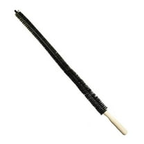 Qiangzon Flexible Dryer Lint Cleaner Brush - 75Cm Bendable Stainless Steel with Wood Handle for Fire Prevention, Duct Cleaning, Electric Dryer Maintenance Cleaning Brush X1