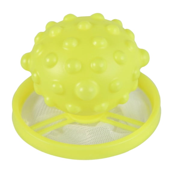 Qiangzon Floating Hair Removal Mesh Bag with Silicone, Reusable Laundry Catcher and Lint Trap Filter for Washing Machine, Portable Washer Cleaning Tools 1 Washing Machine Filter Bag