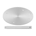 thumbnail image 1 of Qiangzon Heat Diffuser Plate for Gas Stove Induction Cooker - 11 Inch 3-Ply Stainless Steel Aluminum Core Defrosting Heating Plate with Removable Handle Prevents Pot Blackening, 1 of 9
