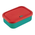 thumbnail image 1 of Qiangzon Heat-Resistant Leak-Proof Silicone Lunch Box – Flexible Collapsible Fresh-Keeping Container, Bento Bowl for Office, Office, Travel, Microwave & Dishwasher Safe, Eco Reusable Food Storage, 1 of 7