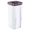 thumbnail image 1 of Qiangzon Kitchen Pantry Airtight Seal Dry Storage Containers - Modular Stackable Square Canisters for Cereal, Sugar, Flour, Snacks, Coffee, and Pasta, Keeps Food Fresh Storage Jar *1, 1 of 5