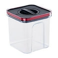 thumbnail image 1 of Qiangzon Kitchen Pantry Airtight Seal Dry Storage Containers - Modular Stackable Square Canisters for Cereal, Sugar, Flour, Snacks, Coffee, and Pasta, Keeps Food Fresh Storage Jar *1, 1 of 5