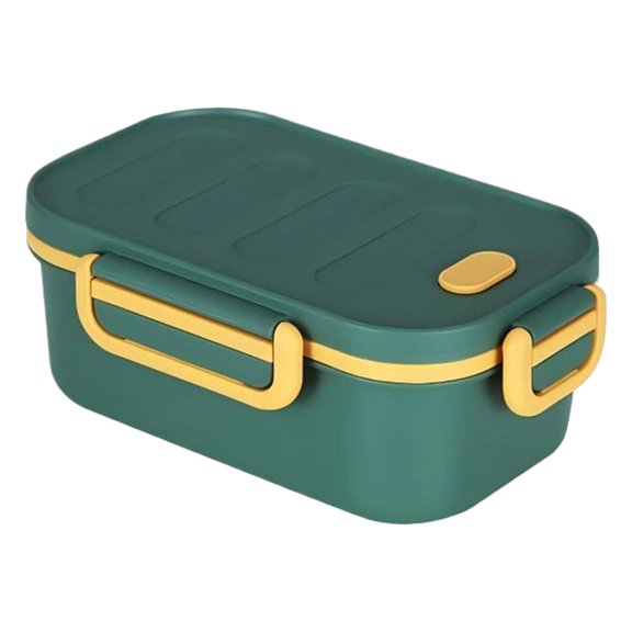 Qiangzon Leak-Proof 2-Layer Lunch Box with Compartments – 1000Ml Stackable Meal Prep Container for Adults & Teens, Bento-Style Microwave & Dishwasher Safe, Reusable Food Storage for Work, Picnic