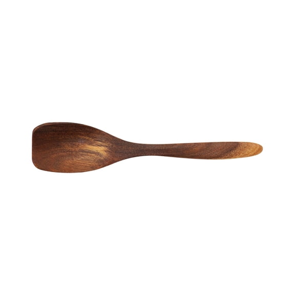 Qiangzon Long Handle Wooden Spoons for Cooking, Serving, and Mixing - Japanese Style Wood Soup Spoon, Teaspoon, and Table Utensil for Eating, Stirring, and Kitchen Use 1*Spoon
