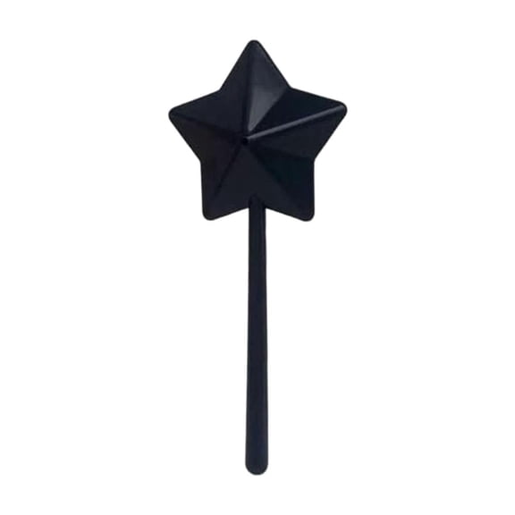 Qiangzon Magical Star Wand Pepper Shakers Set - Reusable Kitchen Spice Containers for Seasoning, Halloween and Christmas Decor, Food-Grade Plastic Accessories for Cooking and Gift Ideas