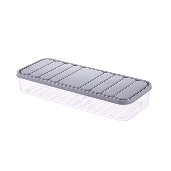 Qiangzon Multi-Layer Food Storage Containers - Household Dumpling Freezer Box, Food Grade Quick Freezing Container for Organizing Kitchen Pantry and Refrigerator 1X Refrigerator Dumpling Box