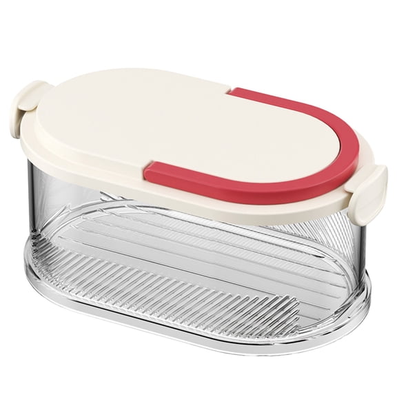 Qiangzon Multi Layer Sealed Organizer, Airtight Stackable Kitchen Rack for Herbs, Spices, Seasonings, Dry Goods, Space-Saving Countertop Storage, Removable Jars, Easy to Clean, Home and Kitchen Use