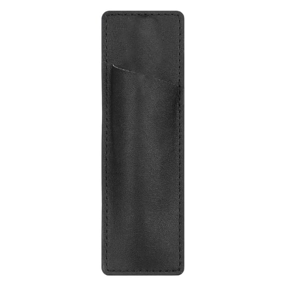 Qiangzon Pen Sleeve, PU Leather Pen Holder, Magnetic Notebook Pen Loop with Anti Lost Design for Journal, Planner, Office, Travel, Writing Tools, 5.51 Inch, Black