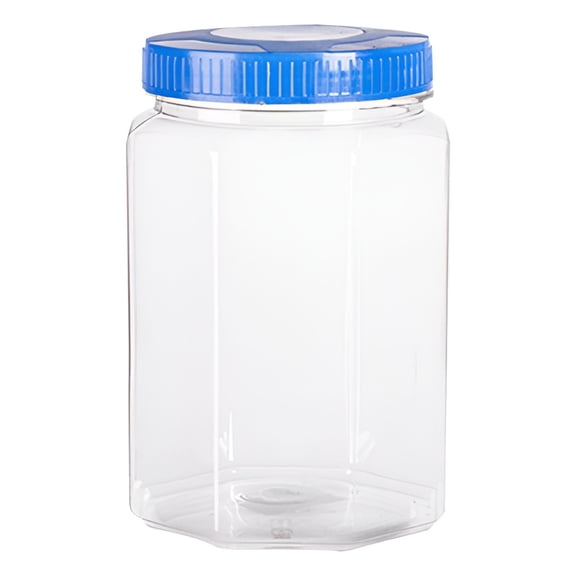 Qiangzon Plastic Jars with Lids Candy Jars with Lids Clear Plastic Jars with Lids – Airtight Stackable Storage Containers for Sweets, Crafts, Spices, and Dry Goods 1 Honey Pickle Airtight Jar