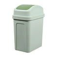 thumbnail image 1 of Qiangzon Plastic Trash Can with Lid, 5.5 Gallon Dog-Proof Garbage Can for Bathroom, Kitchen, Living Room, and Bedroom, Durable Waste Basket with Secure Lid for Odor Control 1 Trash Can, 1 of 8