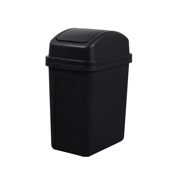 Qiangzon Plastic Trash Can with Lid, 5.5 Gallon Dog-Proof Garbage Can for Bathroom, Kitchen, Living Room, and Bedroom, Durable Waste Basket with Secure Lid for Odor Control 1 Trash Can