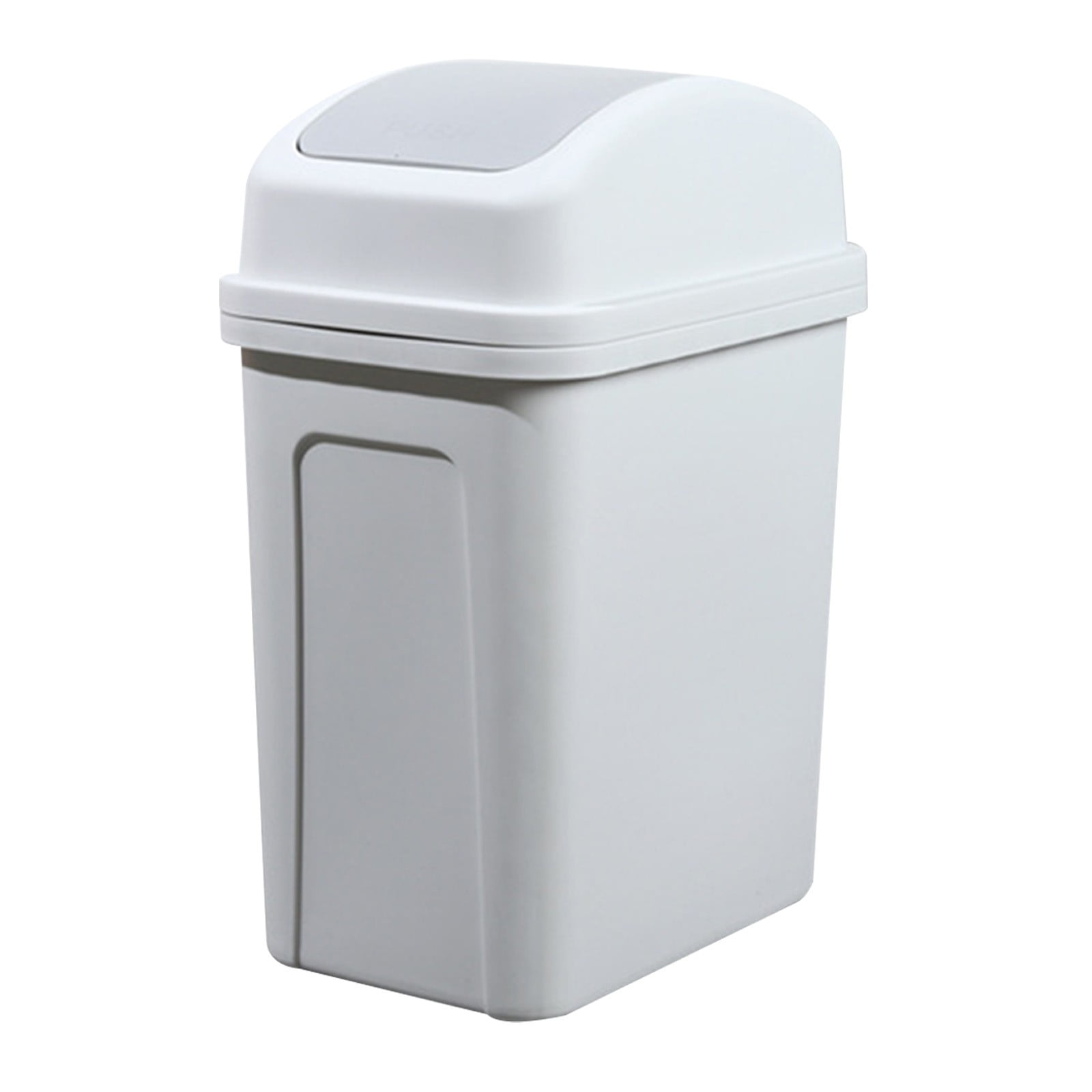 Qiangzon Plastic Trash Can with Lid, 5.5 Gallon Dog-Proof Garbage Can for Bathroom, Kitchen, Living Room, and Bedroom, Durable Waste Basket with Secure Lid for Odor Control 1 Trash Can