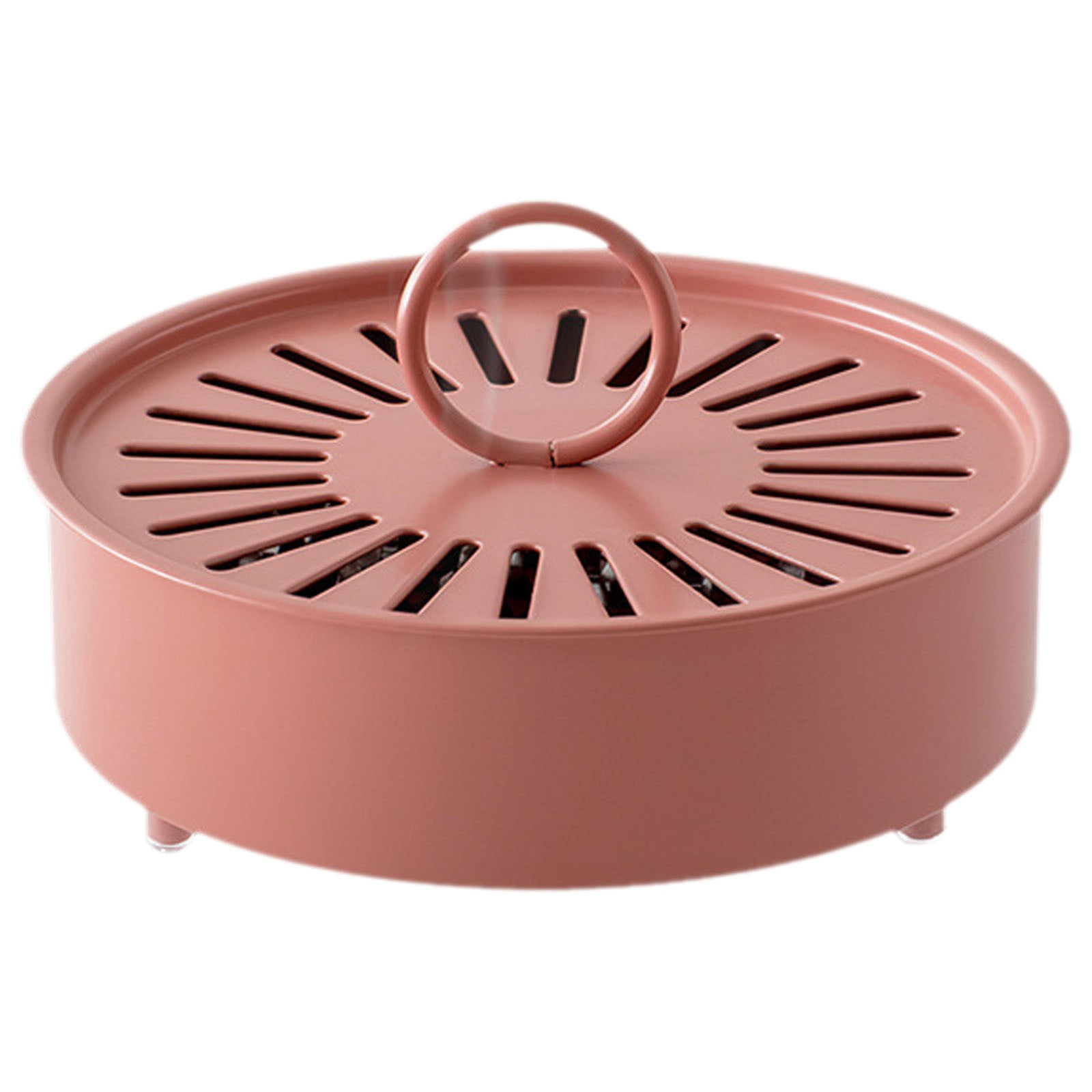 Ginkgo Leaf Shaped Iron Incense Coil Holder - Gold Hanging Rack For Citronella Coils, 16x13cm