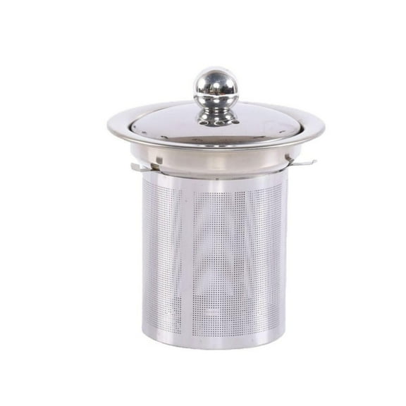 Qiangzon Reusable Stainless Steel Tea Infuser with Fine Mesh for Brewing Loose Tea, Coffee, and Seasonings, Easy to Use and Clean, Versatile Kitchen Gadget for Hot and Cold Beverages