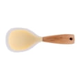 thumbnail image 1 of Qiangzon Short Wooden Handle Silicone Spatula Spoon Heat Resistant Non-Stick Cooking Utensil Multi-Function Rice Paddle with Ergonomic Grip for Mixing Serving Kitchen Tool Dishwasher Safe, 1 of 8