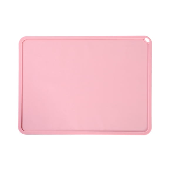 Qiangzon Silicone Placemat with Hanging Hole, Heat Insulation & Anti-Scalding Table Mat, Non-Slip & Stain-Resistant, Flexible Dining Room Mat for Kitchen & Restaurant, Dishwasher Safe 1 Placemat